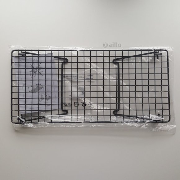 IKEA GREJIG Shoe rack, gray - Picture 3 of 16